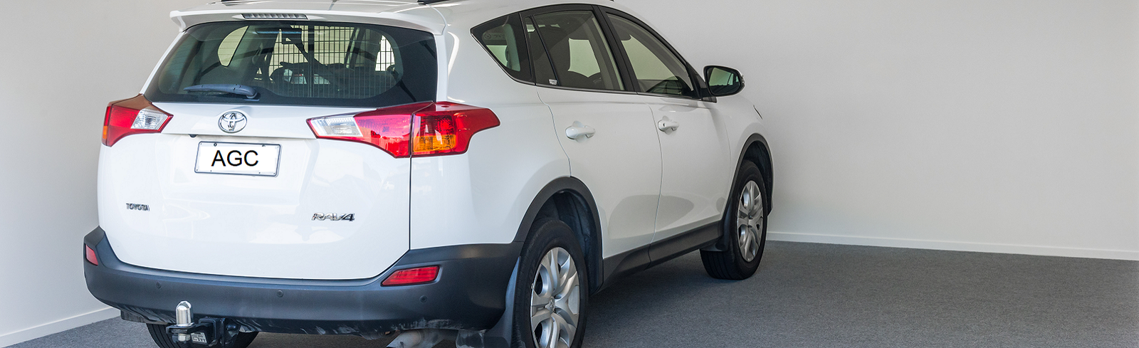 Car on garage carpet - Australia 